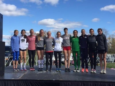 The top finishers in Wisconsin (photo Courtesy Boise State XC)