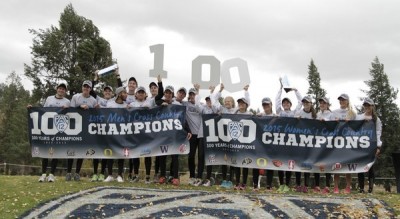 The CU men and women swept the titles at Pac-12s on Friday (photo courtesy Pac-12 Neworks)