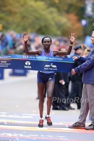Keitany repeated at the NYC Marathon in November