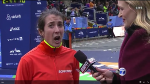 Laura Thweatt After Marathon Debut