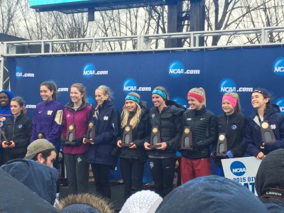 Rohrher (third from left) joined Seidel (far right) in the top 10