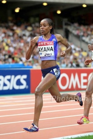 Ayana lost this race in Paris, but she was incredible in 2015