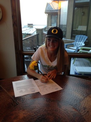 Rainsberger will be headed to Eugene in 2016 (courtesy Katie Rainsberger)