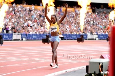 Cherono won in London but couldn't repeat her medal-winning performance in Beijing