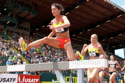 Garcia pushed the pace at USAs and was rewarded with a pb and a runner-up finish