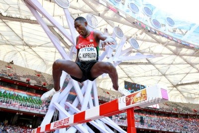 Kipruto's hurdle form in Beijing was far from textbook, but he nonetheless earned a second straight silver medal