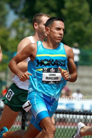 Manzano made his sevehth straight U.S. outdoor team in 2015