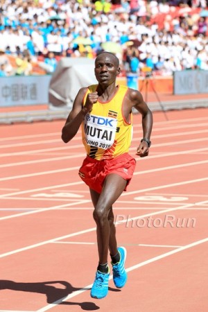 Mutai en route to bronze in Beijing