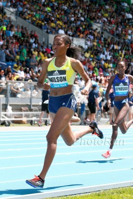 Wilson got off to a good start in 2015, but a stress reaction meant she couldn't race after USAs