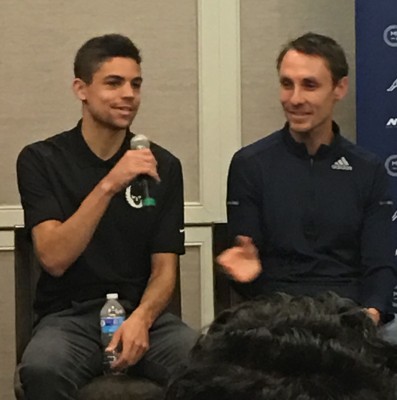 Matthew Centrowitz and Nick Willis on Thursday