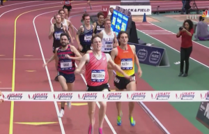 Drew Hunter in the White on the Rail With His 2nd Straight Sub 4