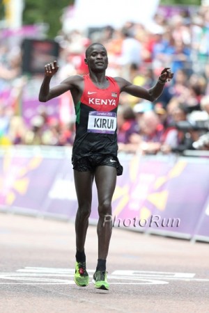 Kirui ran a tremendous race to take second in London in 2012, but his career hasn't been the same since