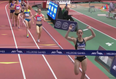 Rowbury crushed the Millrose field in 2016