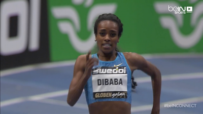 Dibaba broke a world record in Stockholm for the third year in a row