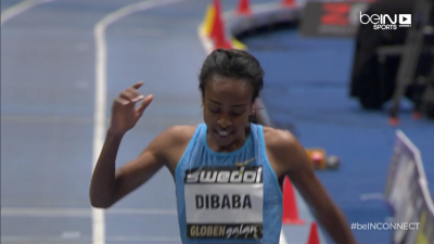 Genzebe Dibaba Leans for Mile Indoor World Record