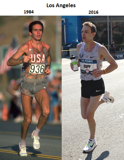 Galen Rupp's coach, Alberto Salazar (l). thrived in Boston more than 30 years ago