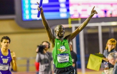 Cheserek anchoring the Oregon DMR to victory in 2016