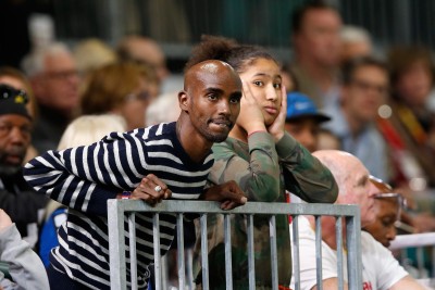 Mo Farah was on hand to watch Centro (Photo by Christian Petersen/Getty Images for IAAF)"