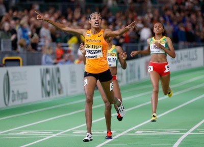 Hassan was golden (Photo by Christian Petersen/Getty Images for IAAF)"