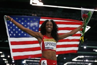 Ashley Spencer's Comeback Continues (Photo by Christian Petersen/Getty Images for IAAF)"