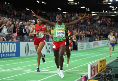 Niyonsaba's big move was too much for Wilson (Photo by Ian Walton/Getty Images for IAAF)