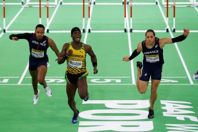 Omar McLeod Wins (Photo by Christian Petersen/Getty Images for IAAF)"