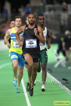 Berian won USA Indoors in New Balance gear