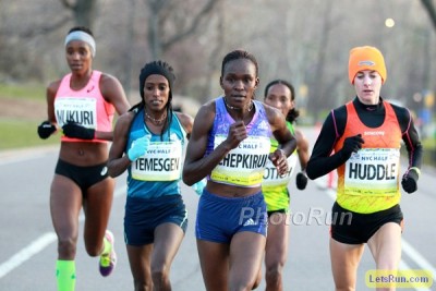 Chepkirui in action at last year's NYC Half