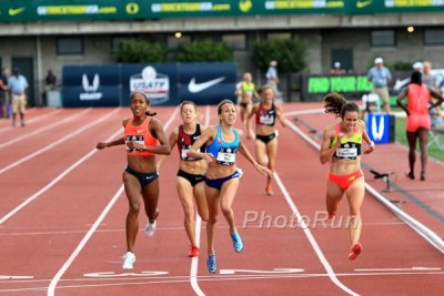 Hall, Infeld and D'Agostino (along with Nicole Tully) battled in the 5k last year at USA Outdoors