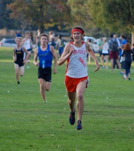 Jackson Brill Winning the Boise City Meet