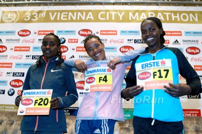 Ruti Aga, Fantu Jimma and Doris Changeywo (l to r)