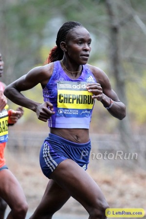 Chepkirui was only ninth last year but should be among the top contenders on Monday