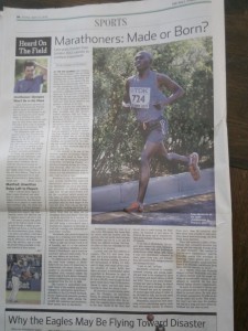 Wall Street Journal Back Page Yesterday