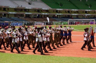 There was a parade during the meet