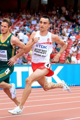 Kszczot in the prelims in Beijing last year en route to a silver medal