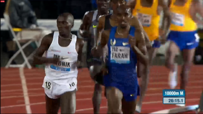 Farah Challenged on the Final Lap