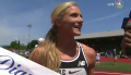 Emma Coburn All Smiles After on NBC