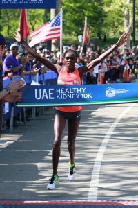 Cynthia Limo Wins UAE Healthy Kidney 10k (Photo Courtesy NYRR.org)