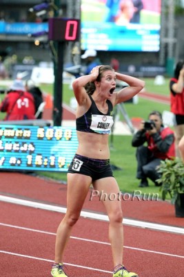 Conley was in shock when she made the Olympic team in 2012