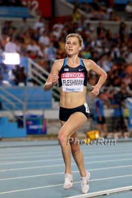 Fleshman was 7th in the 5,000 at Worlds in 2011, the top finish by a non-African athlete