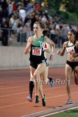 Lucas 4:07 at Oxy was proof that she would be a serious contender at the 2012 Olympic Trials