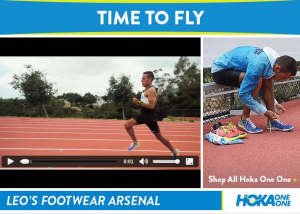 Checkout Leo Manzano's Hoka Arsenal