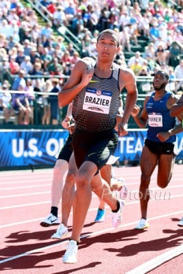 Brazier's only race as a pro was a disaster