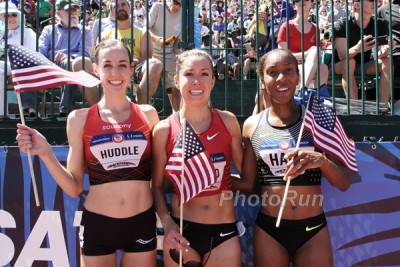 Molly Huddle, Emily Infeld, Mariell Hall Your Olympic Team