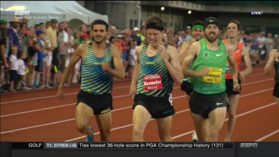 Colby Alexander ran 3:34.88 to win the 1500 at last year's TrackTown Summer Series