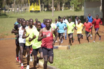 Figuratively and literally, everyone is following Kipchoge