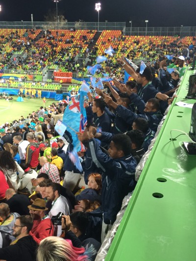 The Fiji fan section