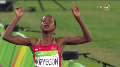 Faith-Kipyegon win gold 2016