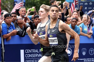 Jenkins got the better of Centro at the 2016 Fifth Avenue Mile