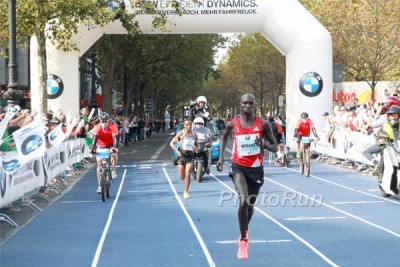 Kipsang Dropped Bekele in Berlin Twice but Bekele Battled Bacik